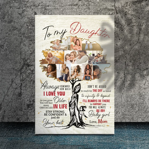 Custom Tree Canvas for Daughters: A Loving Reminder from 89Prints