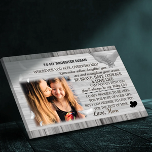 Personalized Canvas for Daughters: A Mother’s Timeless Love and Encouragement