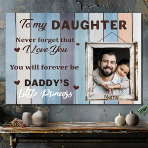 Custom Canvas for Your Little Princess: A Heartfelt Message - 89Prints
