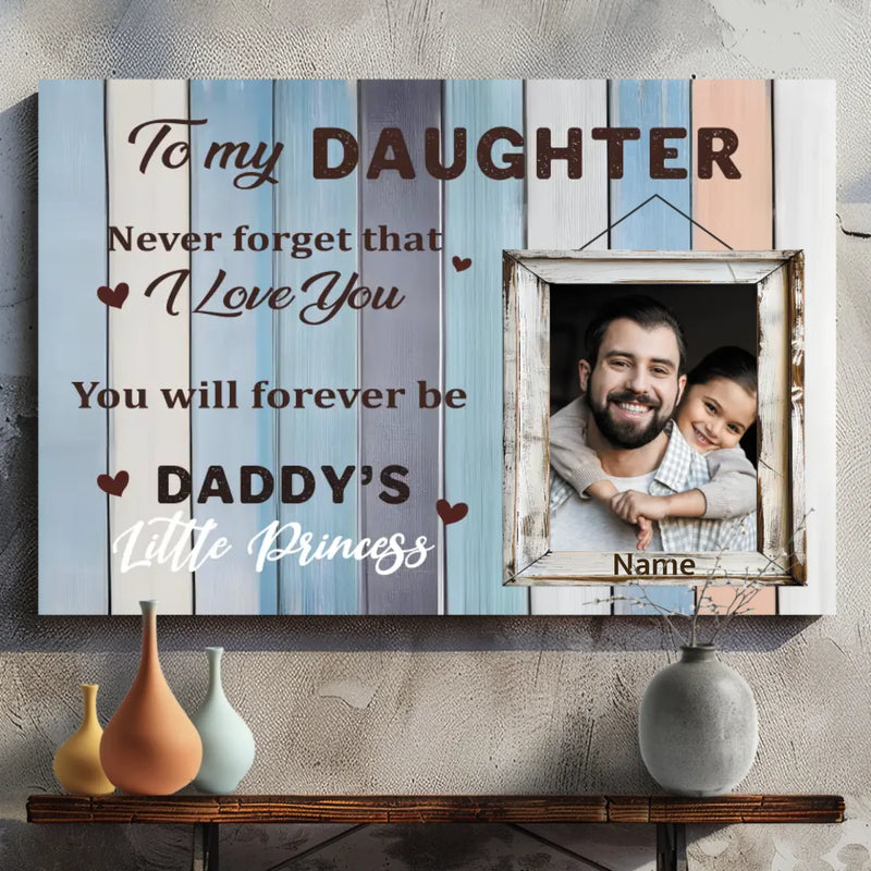 Custom Canvas for Your Little Princess: A Heartfelt Message - 89Prints