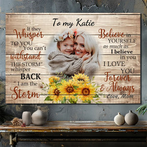 Empowering Custom Canvas for Your Daughter from 89Prints - Celebrate Love!