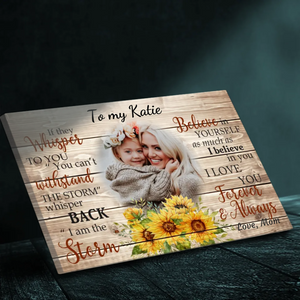 Empowering Custom Canvas for Your Daughter from 89Prints - Celebrate Love!