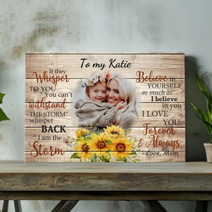 Empowering Custom Canvas for Your Daughter from 89Prints - Celebrate Love!