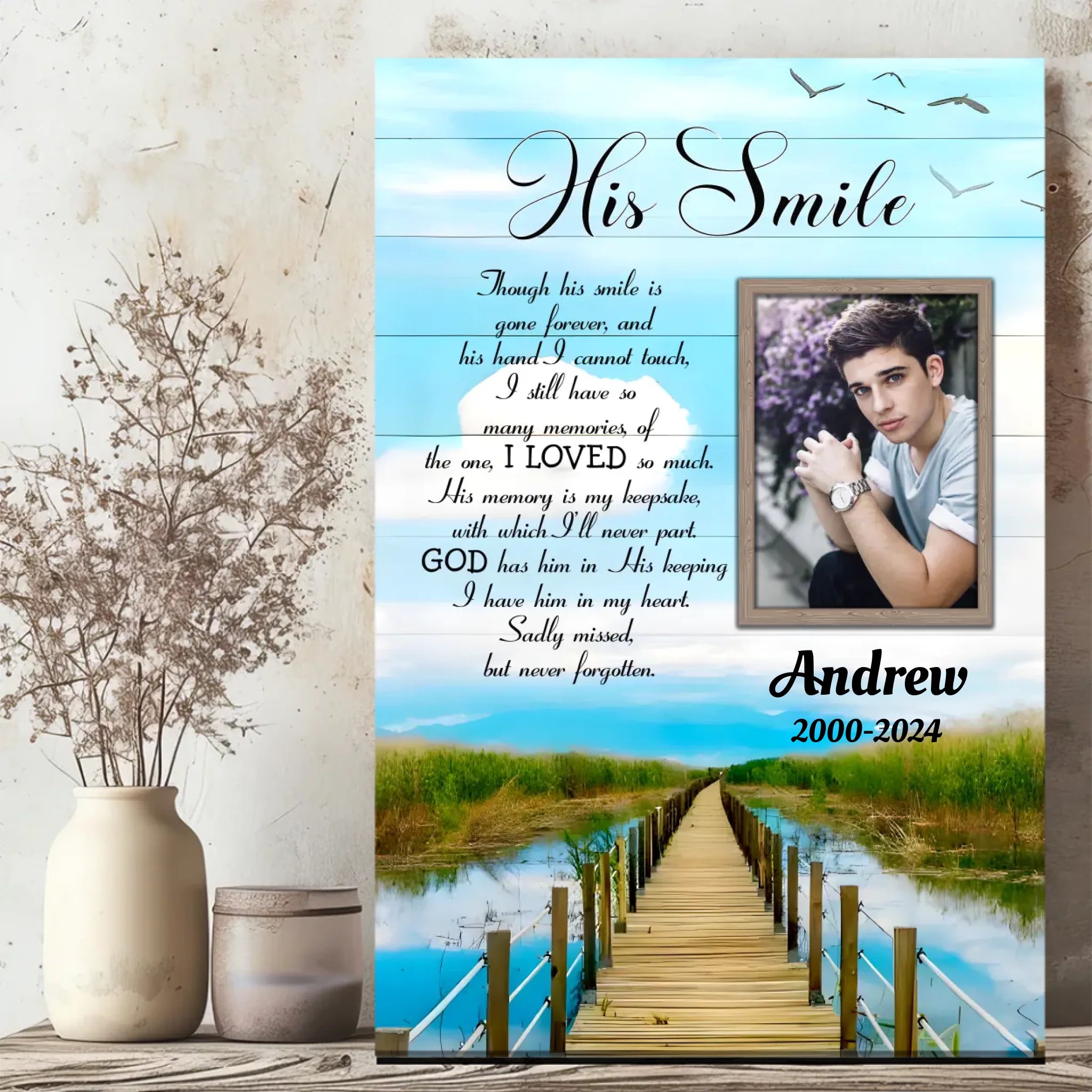 Celebrate Sibling Bonds with a Custom Brother-Sister Canvas by 89Prints