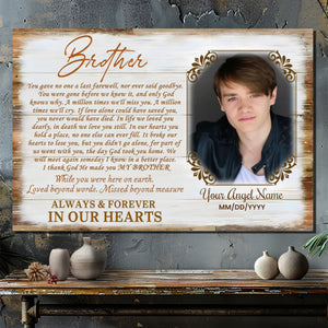 Celebrate Your Brother's Memory with Customizable Canvas from 89Prints