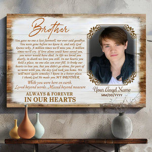 Celebrate Your Brother's Memory with Customizable Canvas from 89Prints