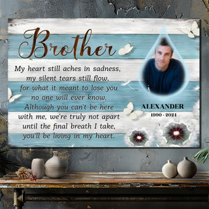 Remember Your Brother with a Customizable Canvas from 89Prints