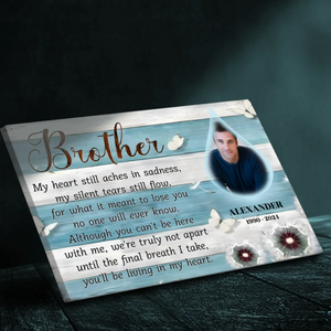 Remember Your Brother with a Customizable Canvas from 89Prints