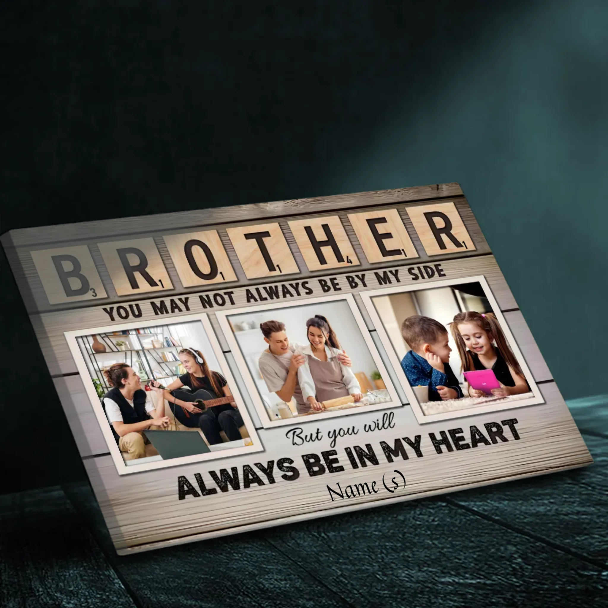 Cherish Your Brother with a Customizable Canvas from 89Prints