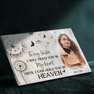 Customizable Canvas for Sister: A Heartfelt Tribute to Cherish Your Bond