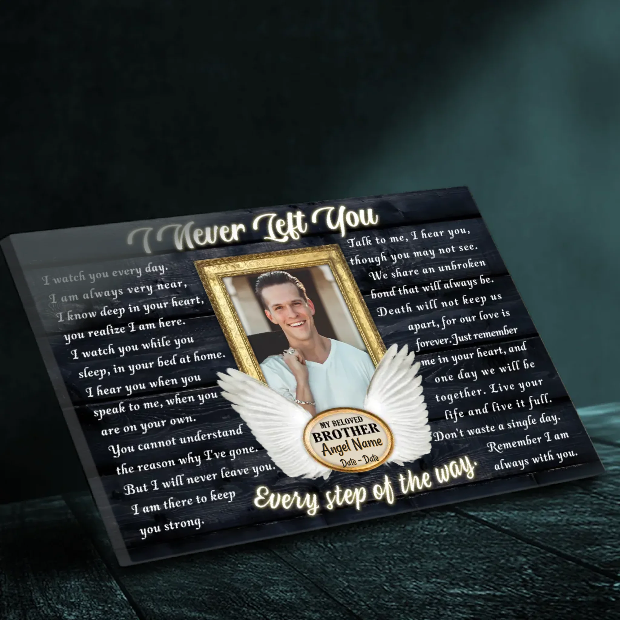 Customizable Brother Canvas - Cherish the Unbreakable Bond of Love | 89Prints