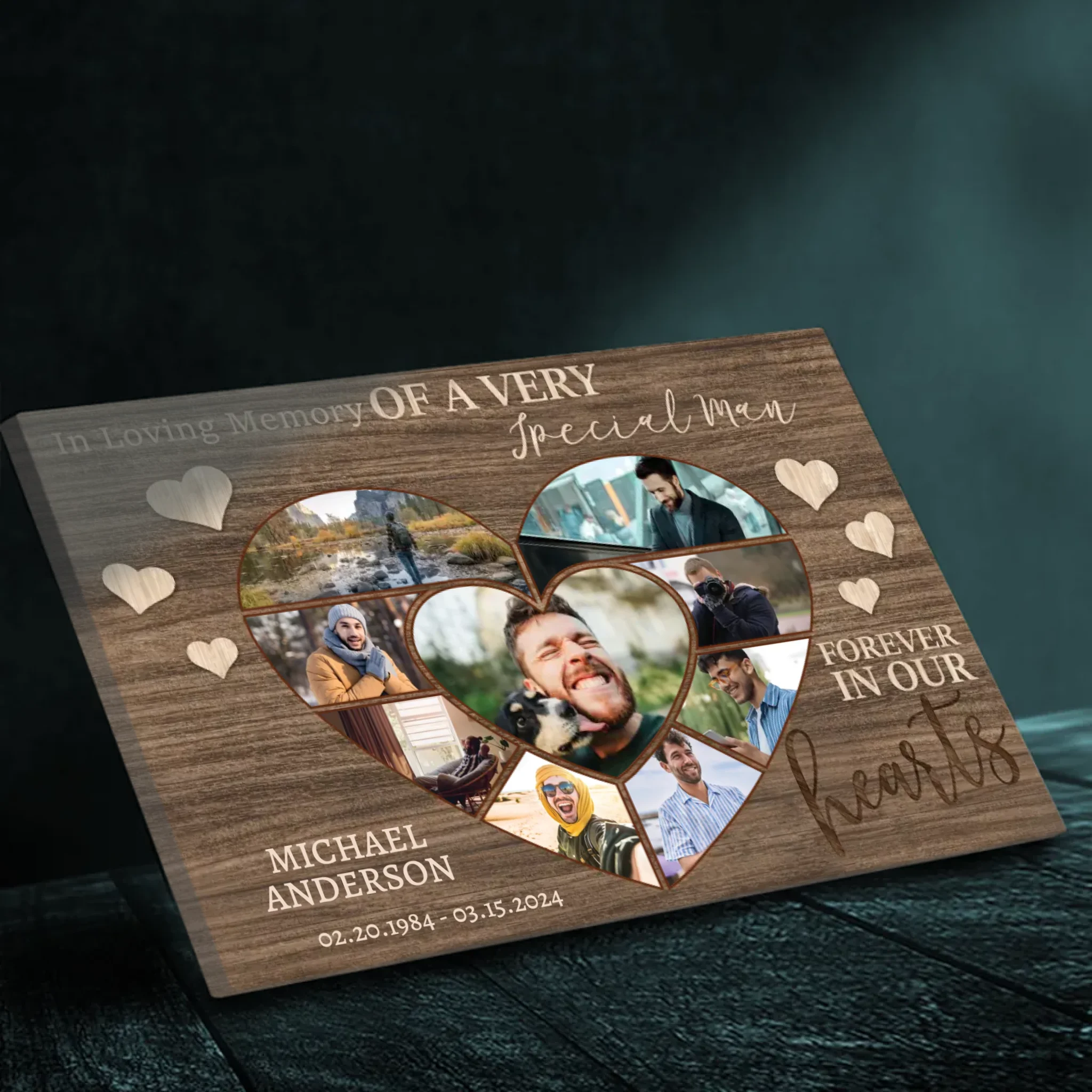 Customizable Memorial Canvas - Honor Your Loved One’s Memory | 89Prints