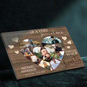 Customizable Memorial Canvas - Honor Your Loved One’s Memory | 89Prints