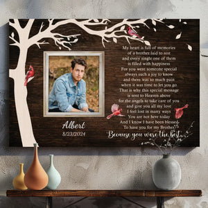 Honor Your Brother's Memory with a Personalized Tribute Canvas from 89Prints