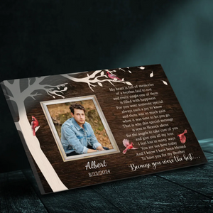 Honor Your Brother's Memory with a Personalized Tribute Canvas from 89Prints
