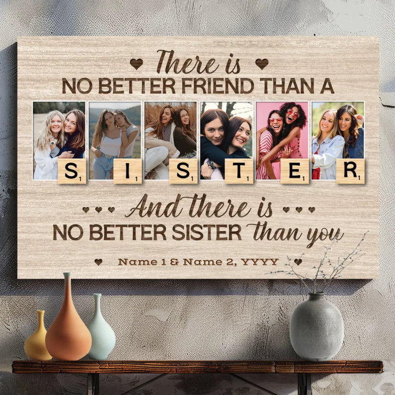 Celebrate the Bond Between Sisters with a Personalized Canvas from 89Prints