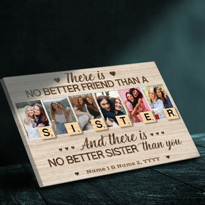 Celebrate the Bond Between Sisters with a Personalized Canvas from 89Prints