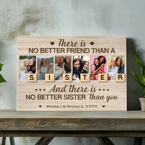 Celebrate the Bond Between Sisters with a Personalized Canvas from 89Prints