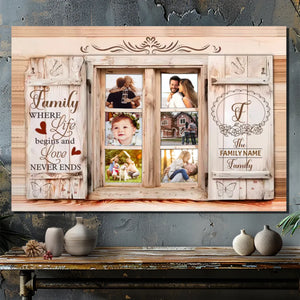 Personalized Family Canvas Art - Timeless Keepsake by 89Prints