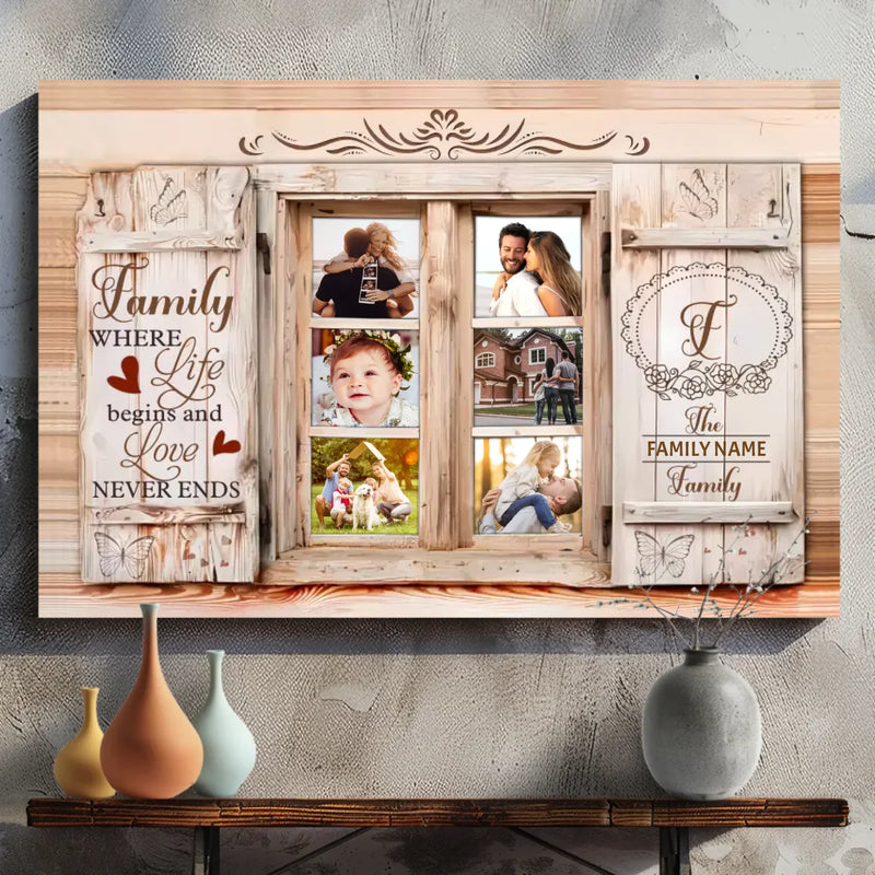 Personalized Family Canvas Art - Timeless Keepsake by 89Prints