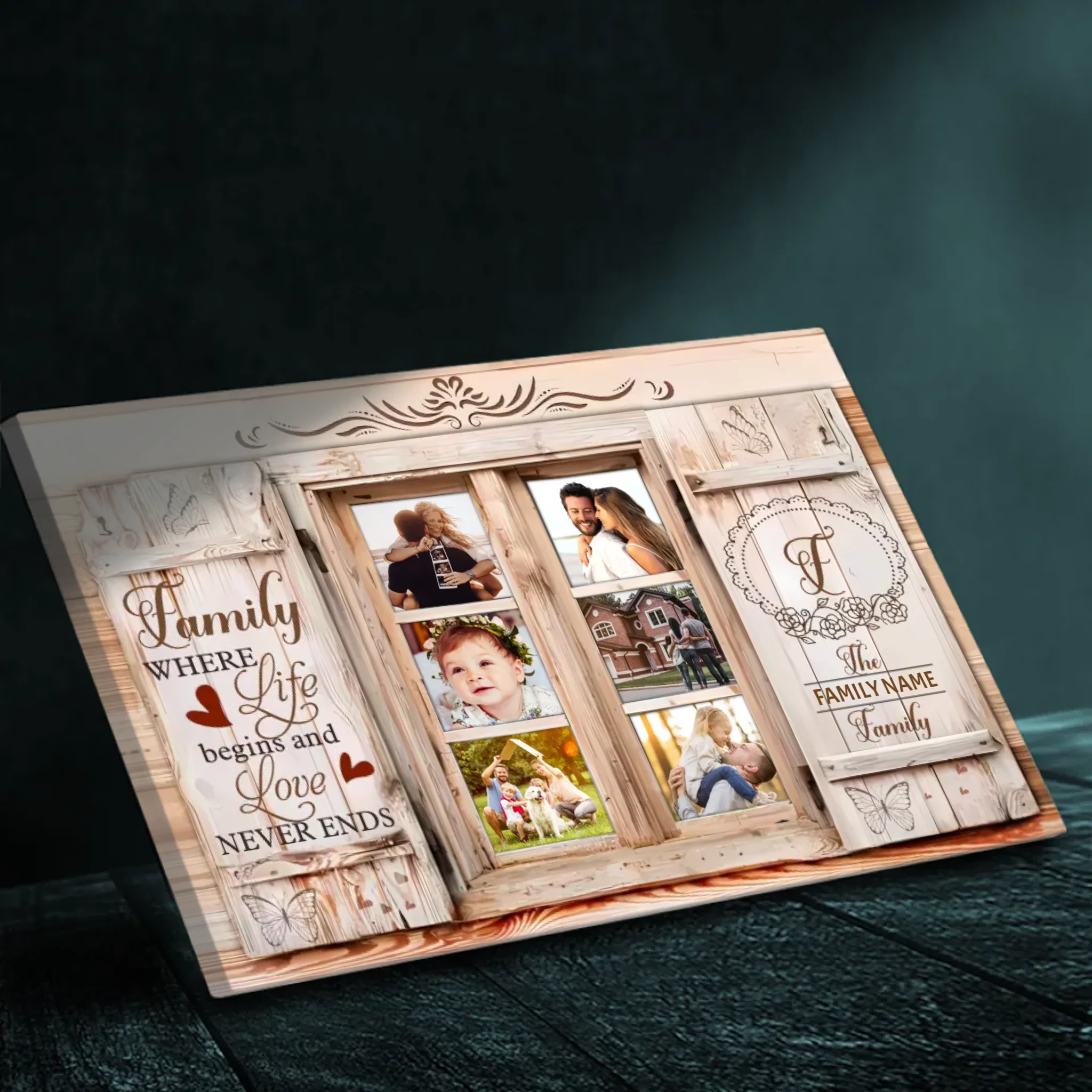 Personalized Family Canvas Art - Timeless Keepsake by 89Prints