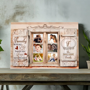 Personalized Family Canvas Art - Timeless Keepsake by 89Prints