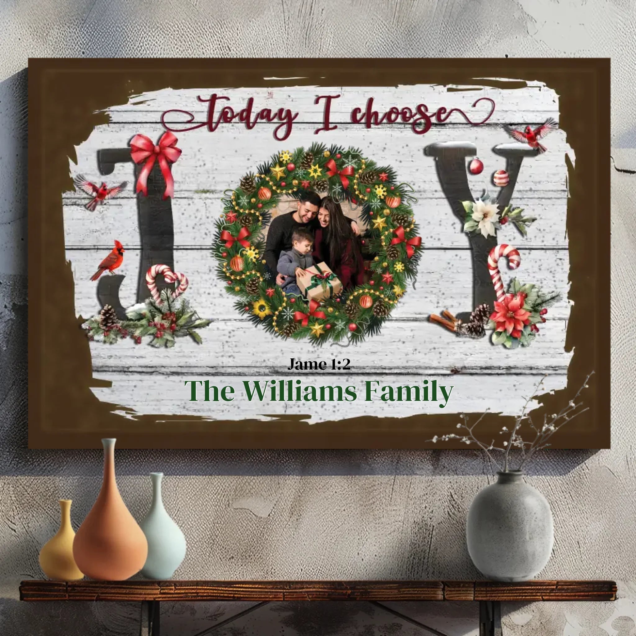 Custom Family Christmas Canvas From 89Prints: Celebrate Together