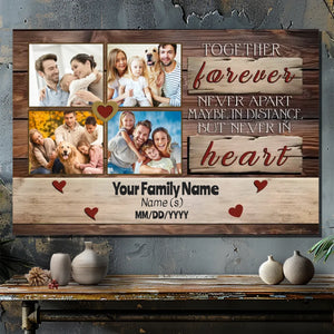 Together Forever Custom Family Canvas – Celebrate Your Bond with 89Prints