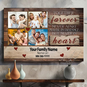 Together Forever Custom Family Canvas – Celebrate Your Bond with 89Prints