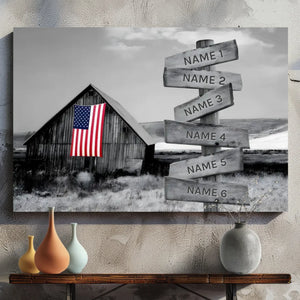 Custom Rustic Family Canvas Painting - A Warm Piece of Home | 89Prints