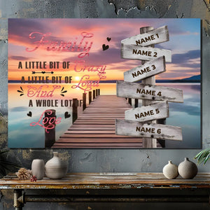 Customizable Family Canvas - Celebrate Your Unique Family Spirit | 89Prints