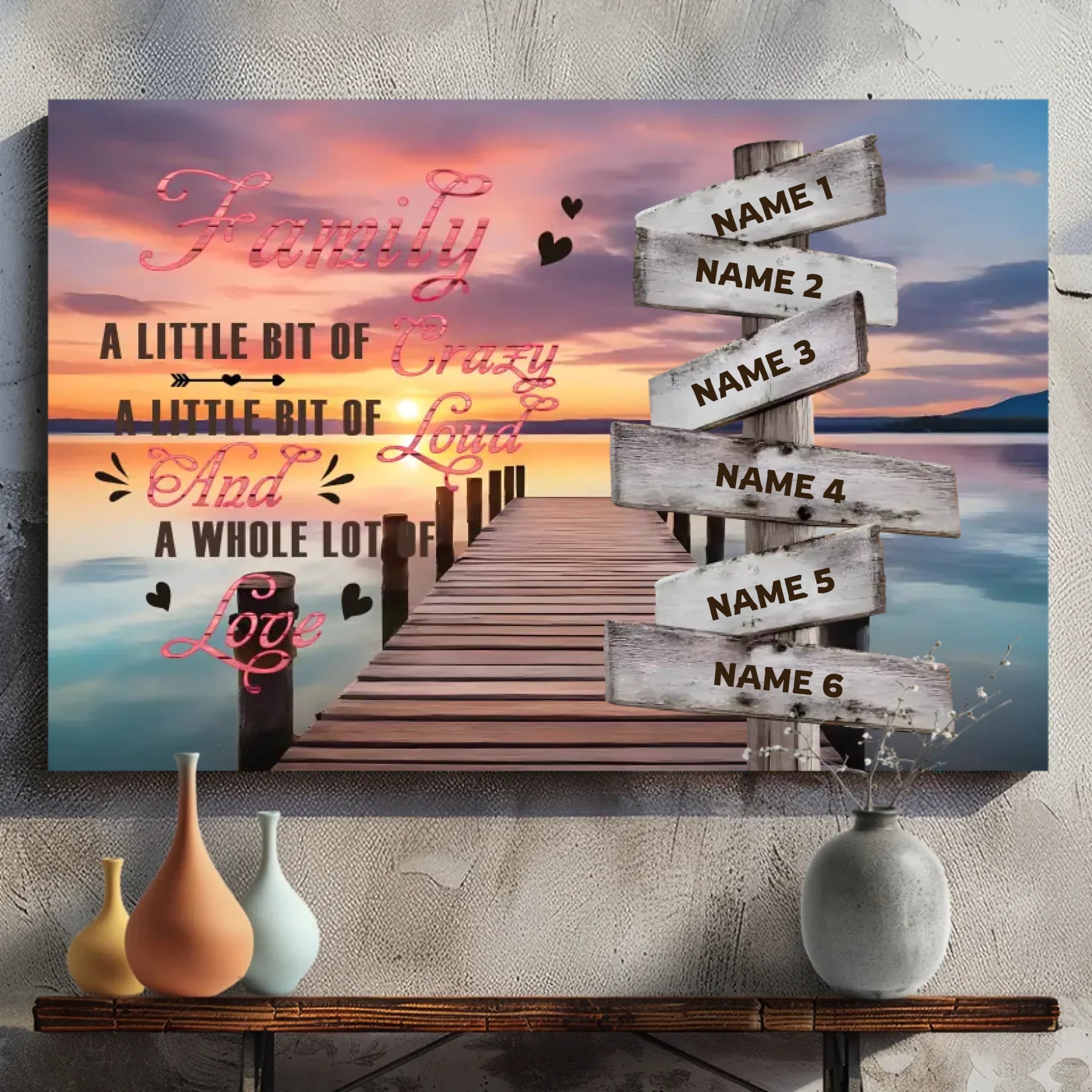 Customizable Family Canvas - Celebrate Your Unique Family Spirit | 89Prints