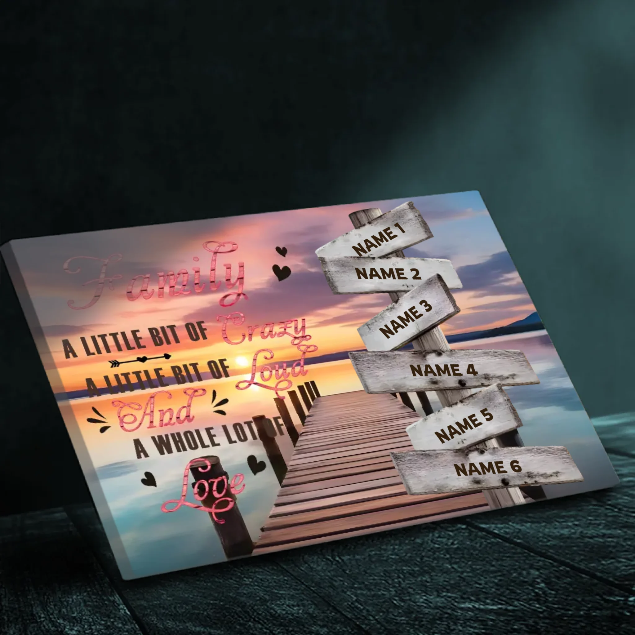 Customizable Family Canvas - Celebrate Your Unique Family Spirit | 89Prints