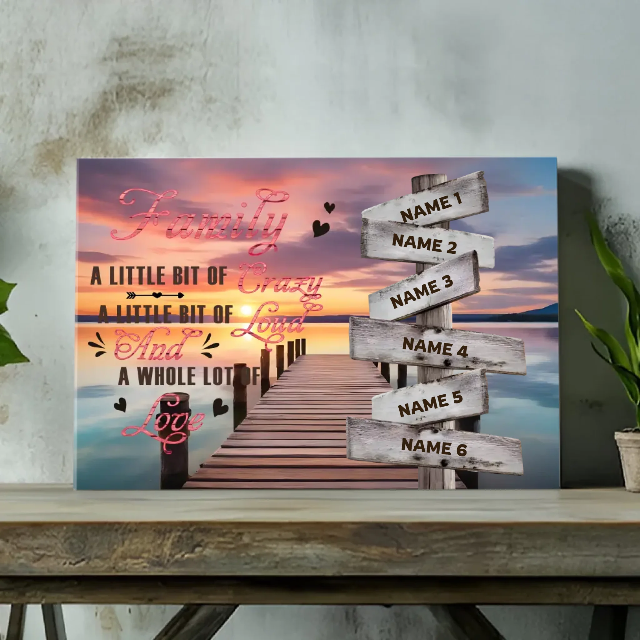 Customizable Family Canvas - Celebrate Your Unique Family Spirit | 89Prints