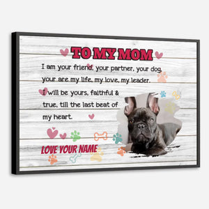 Till the Last Beat of My Heart Poster A Custom Gift for Dog Moms - 89Prints