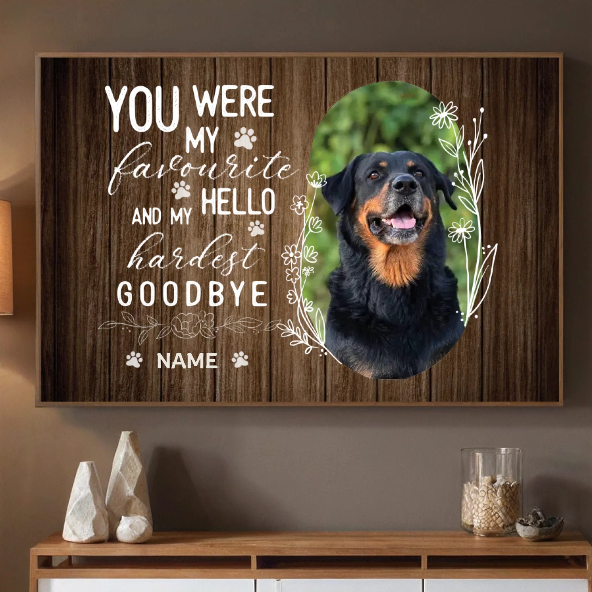 Sweet Greetings Poster Unique Custom Gifts for Dog Lovers at 89Prints