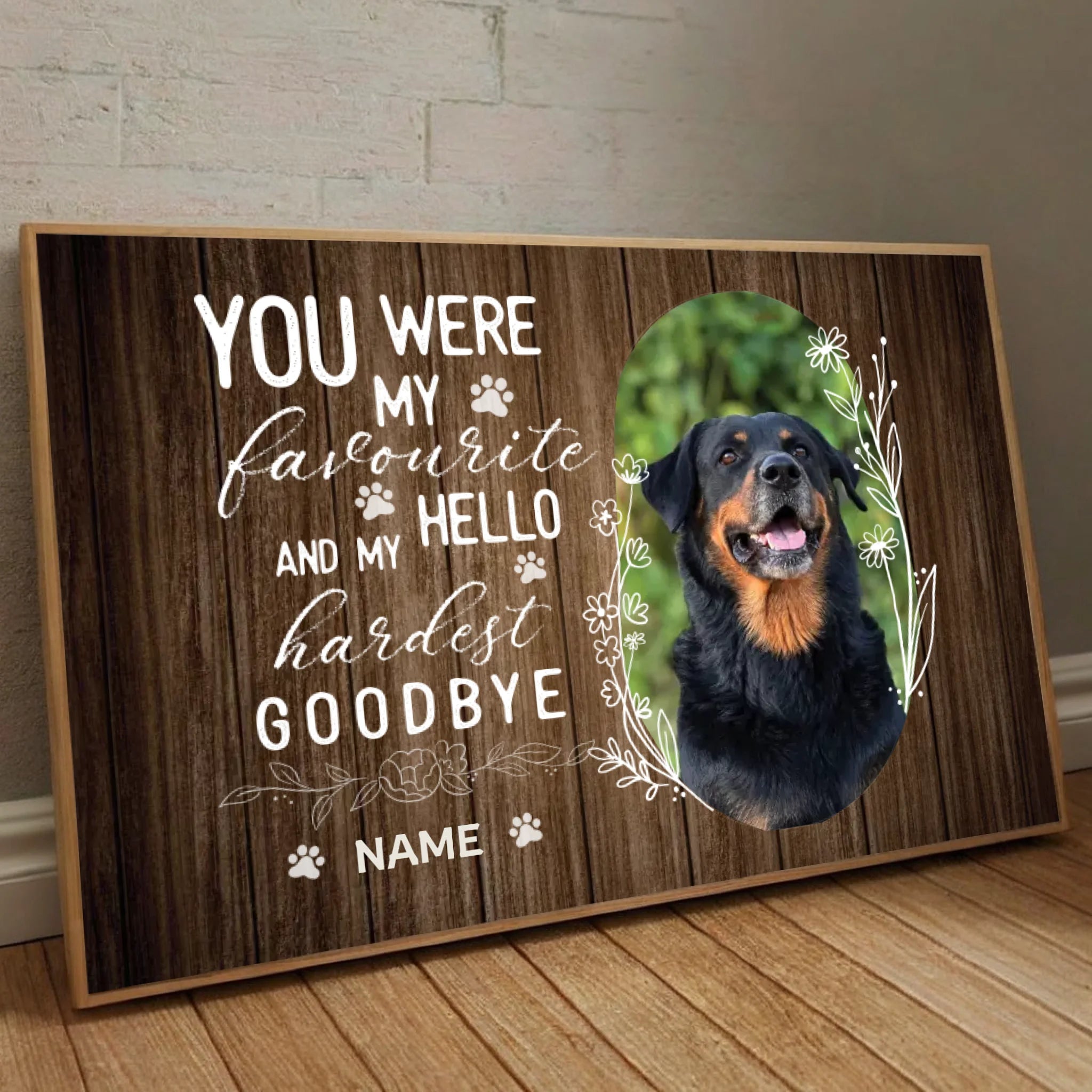 Sweet Greetings Poster Unique Custom Gifts for Dog Lovers at 89Prints