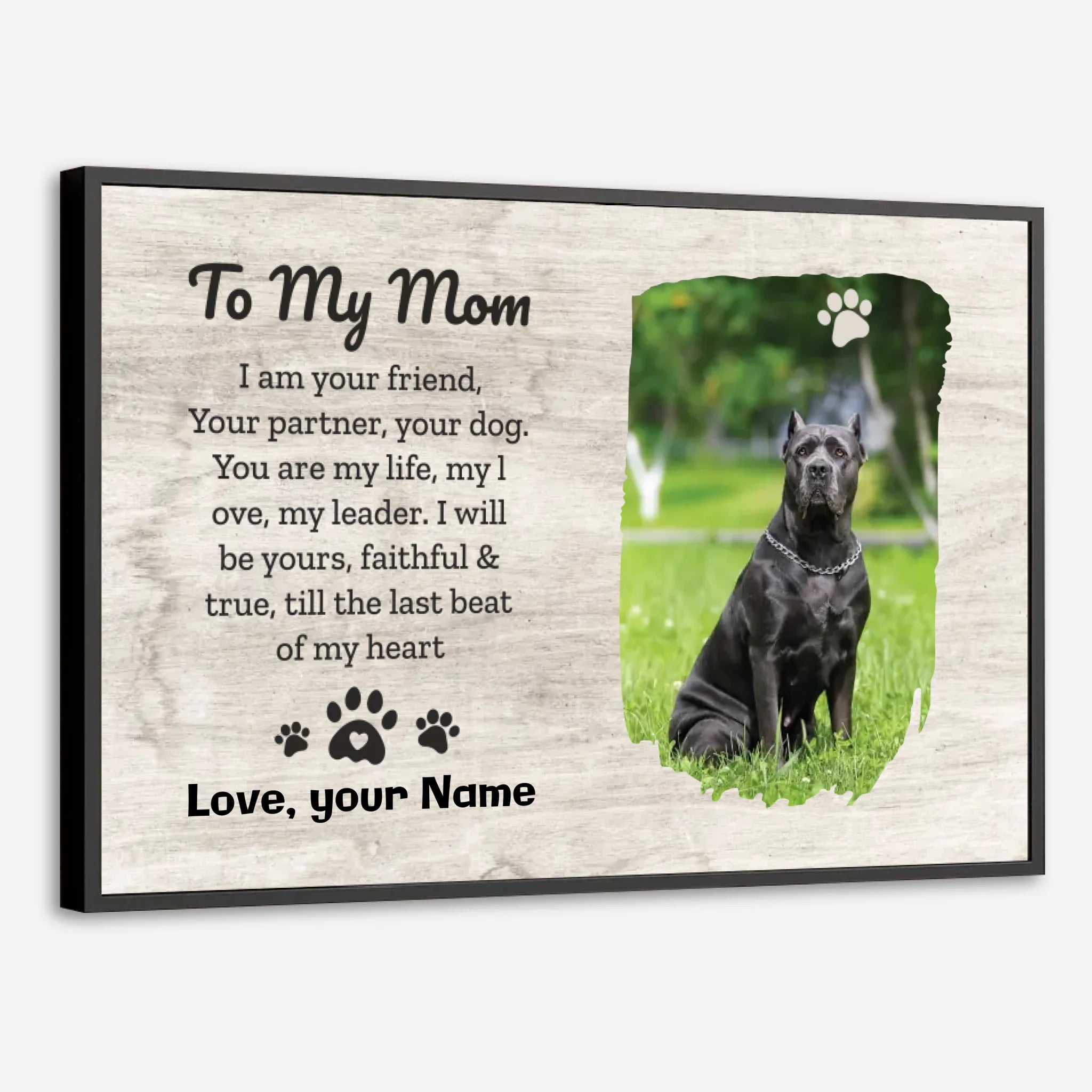 Faithful Dog Poster That Celebrates Unwavering Love  - 89Prints