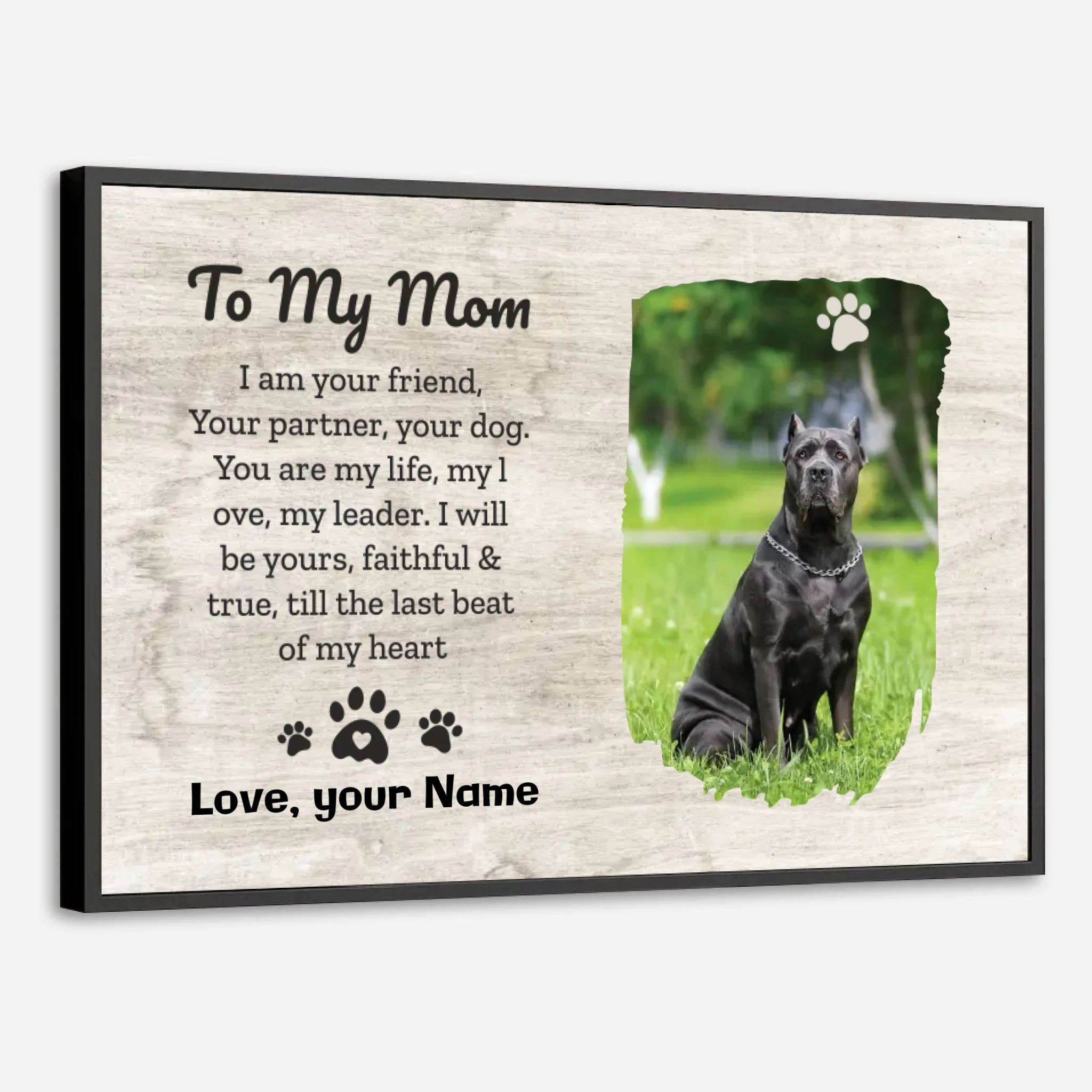 Faithful Dog Poster That Celebrates Unwavering Love  - 89Prints