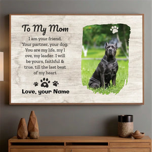 Faithful Dog Poster That Celebrates Unwavering Love  - 89Prints