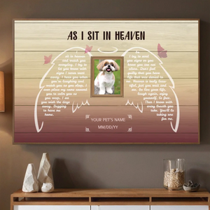 A Custom Pet Memorial Poster to Honor Your Beloved Pet with a Beautiful Tribute from 89Prints