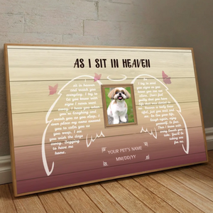 A Custom Pet Memorial Poster to Honor Your Beloved Pet with a Beautiful Tribute from 89Prints