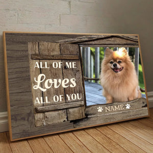 Personalized Dog Painting That Captures All of Me Loves All of You - 89Prints