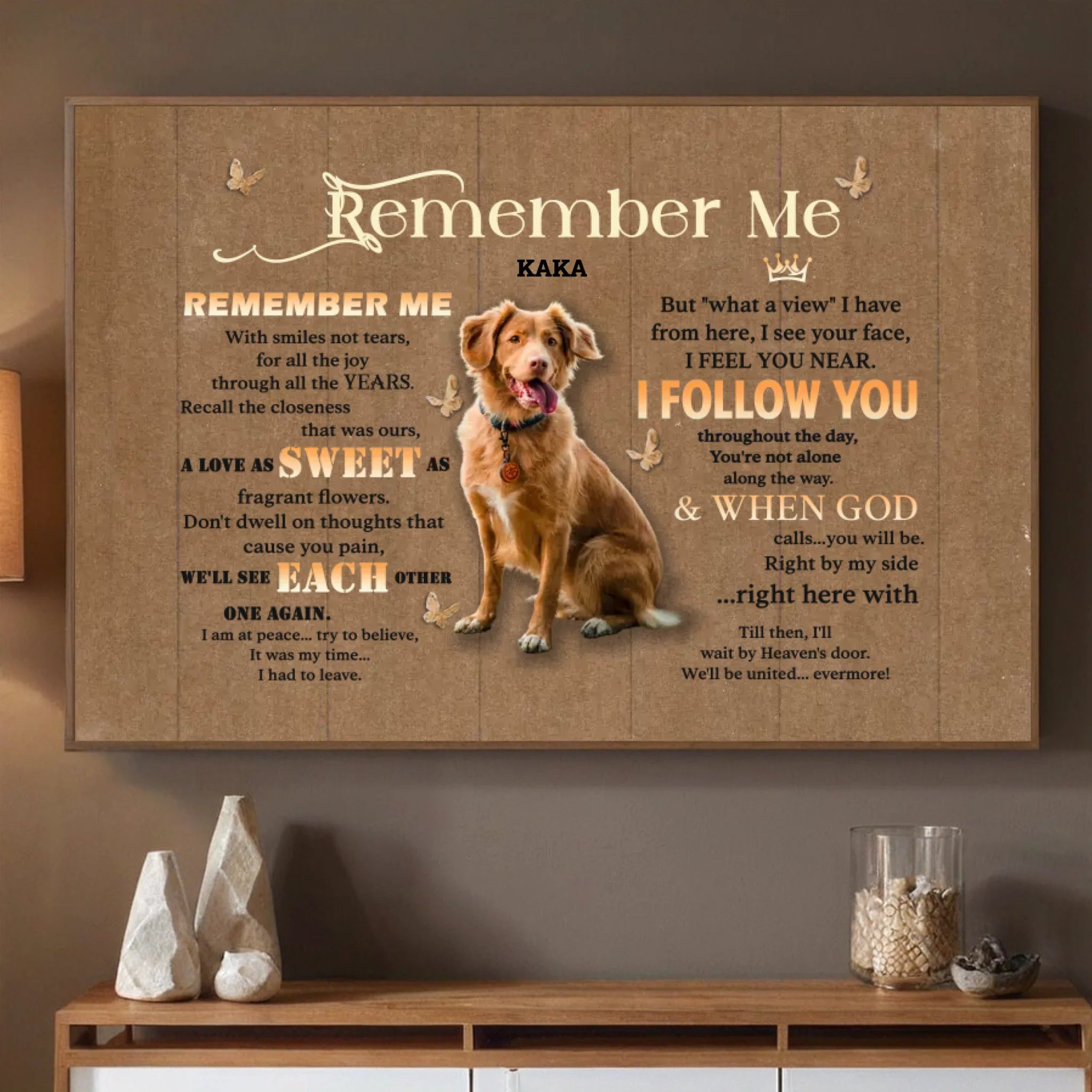 Personalized Pet Memorial Poster – 