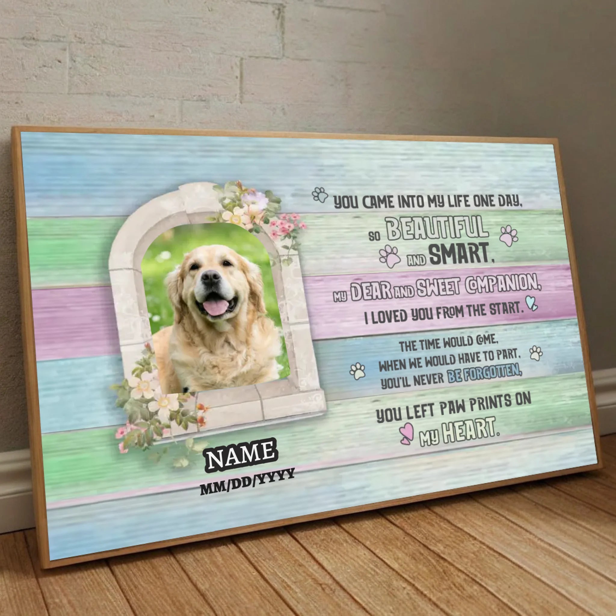 89Prints-Personalized Pet Memorial Poster – 