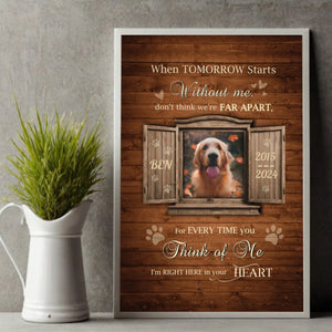 Personalized Pet Loss Poster A Touching Way to Keep Moments Forever in Your Heart - 89Prints