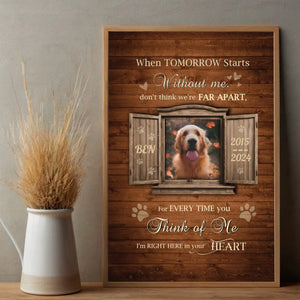 Personalized Pet Loss Poster A Touching Way to Keep Moments Forever in Your Heart - 89Prints