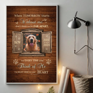 Personalized Pet Loss Poster A Touching Way to Keep Moments Forever in Your Heart - 89Prints