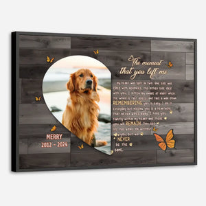 89Prints-Personalized Text & Photo Poster – ‘The Moment That You Left Me’