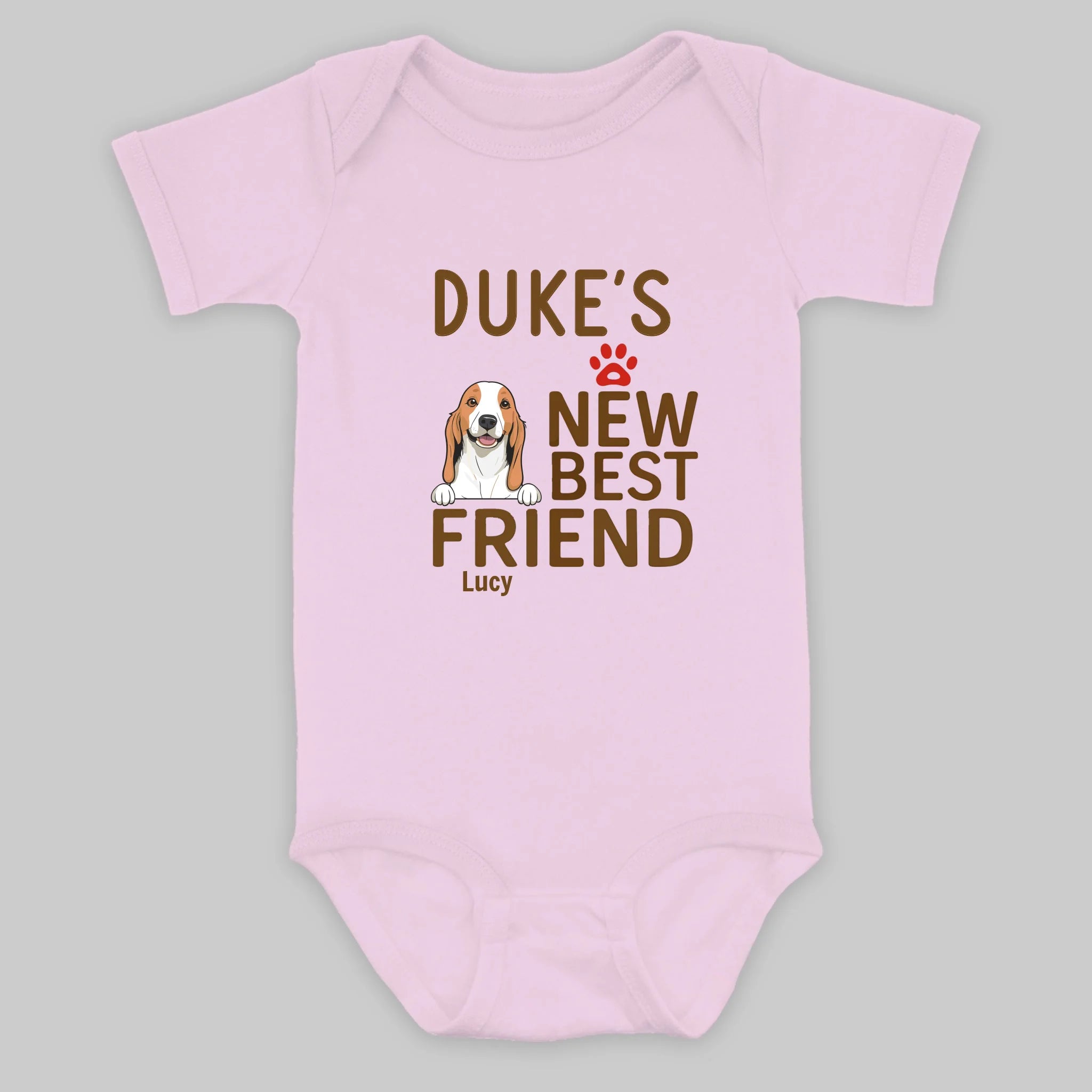 New Best Friend Baby Onesie – The Cutest Puppy Design for Little Ones - 89Prints